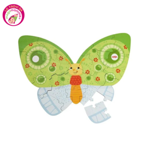 Puzzle in legno 2 in 1 farfalla – Haba