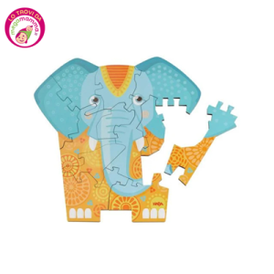 Puzzle in legno 2 in 1 elefante – Haba