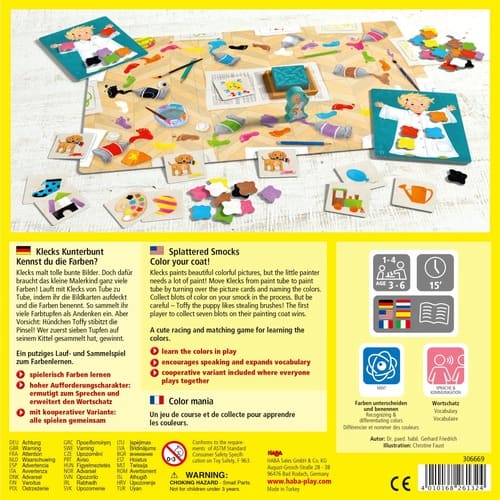 Haba Giochi – L’Apprendista Pittore e i Tubetti di Colore - immagine 5