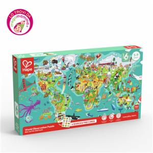 Puzzle Giro del Mondo 2 in 1 – Hape