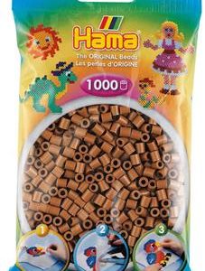 1000 Perline da stirare marrone chiaro – Hama