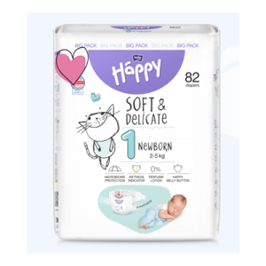 Pannolini taglia 1 pacco da 42 pezzi – Happy1