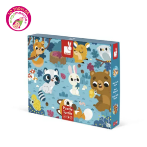 Puzzle Tattile Animali della Foresta 20 pz – Janod