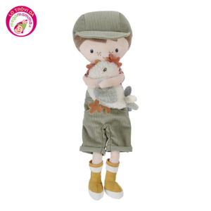 Bambola Jim con pollo 35 cm. – Little dutch