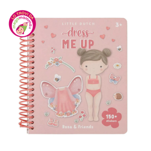 Adesivi – Dress me up Rosa and friends – Little dutch