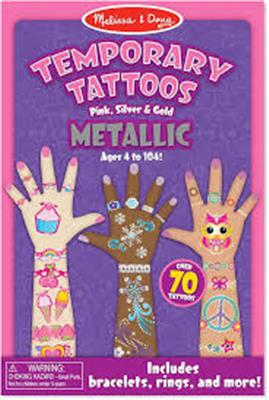 metallic temporary tattoos – Melissa and Doug - immagine 2
