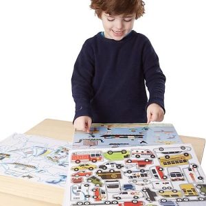 Album con Adesivi Riutilizzabili – Veicoli – 165 Adesivi – Melissa and Doug
