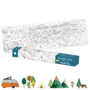 Moulin Roty – L’Esploratore: Poster Gigante da Colorare
