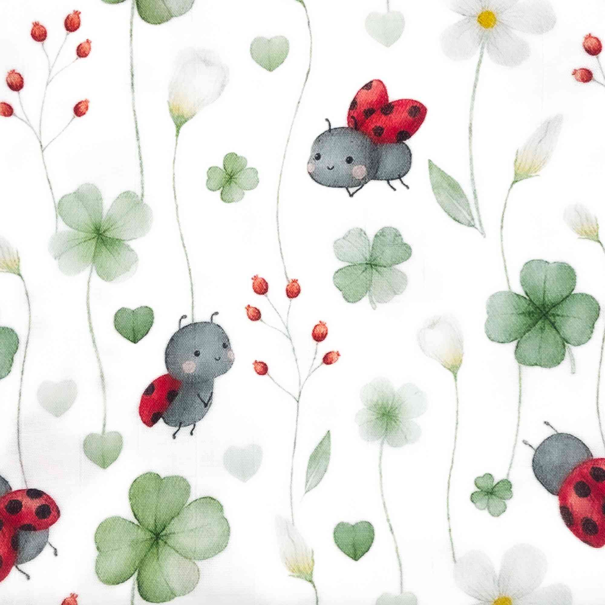 Mussola cotone e bambù Coccinelle - immagine 3