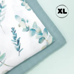 Set da 2 mussole cotone e bambù XL 120x110 cm