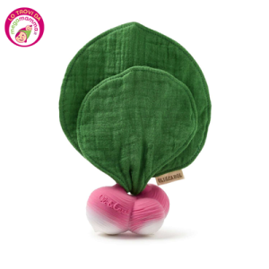 Mini doudou e dentaruolo ravanello  – Oly&Carol