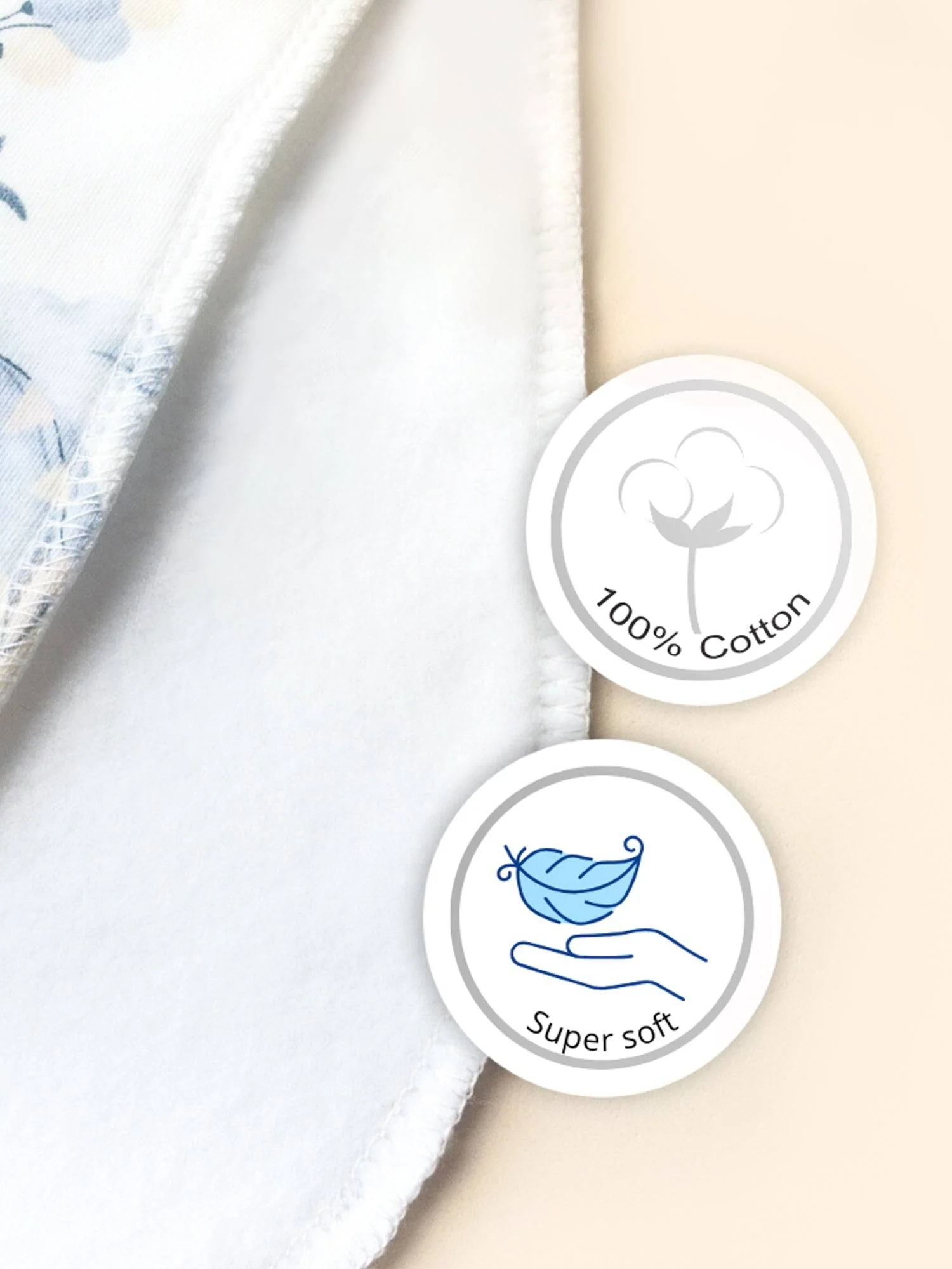 Panni salviette per ruttino neonato in cotone - immagine 6