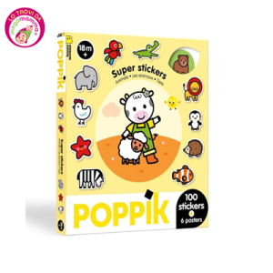 Baby Stickers Box Animals- Poppik