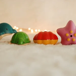 Animali per il bagnetto in legno