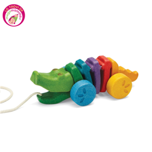 Trainabile rainbow alligator – Plan Toys