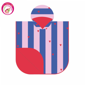 Beach Poncho 60×60 cm. – Cherry – Quut