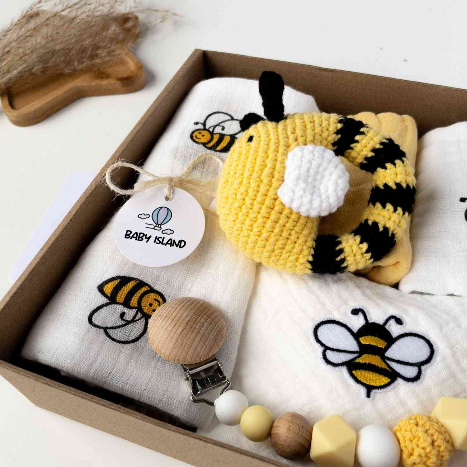 Sonaglio neonato uncinetto Baby Bee - immagine 3