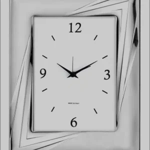 Sveglia argento lucido e satinato VALENTI 52036 3ORL