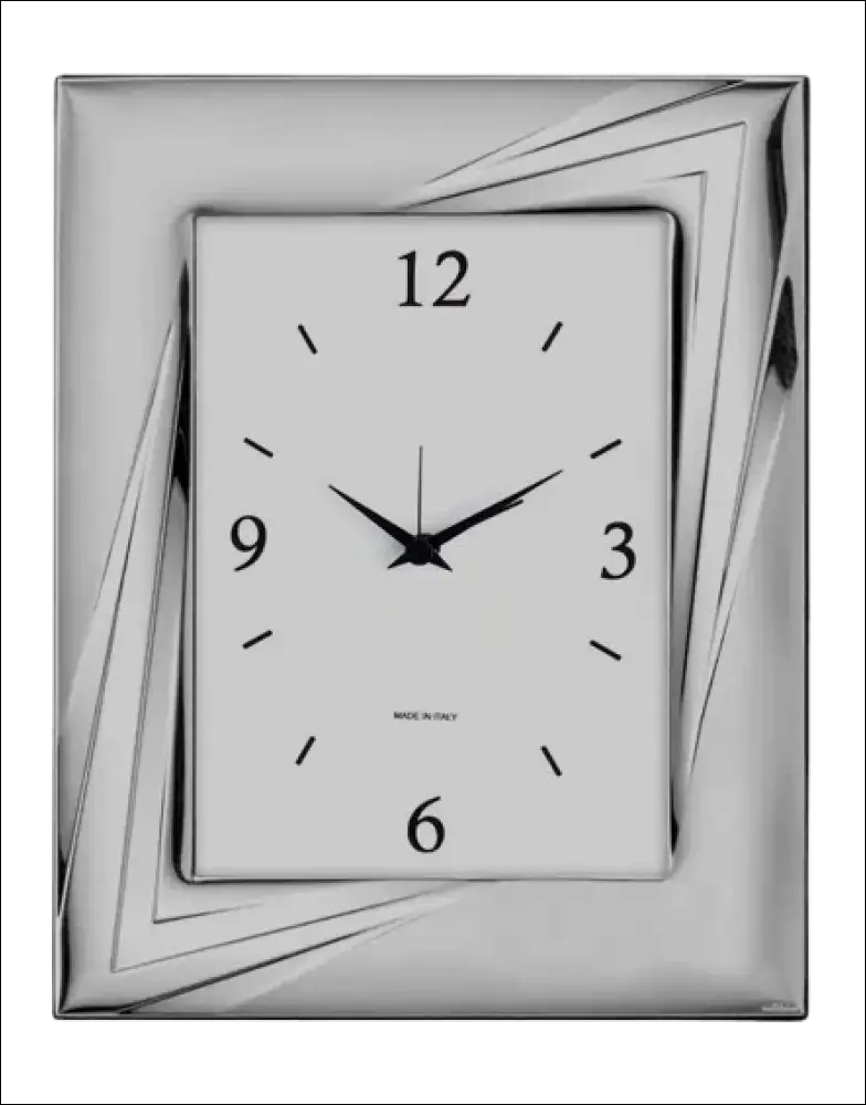 Sveglia argento lucido e satinato VALENTI 52036 3ORL - immagine 3