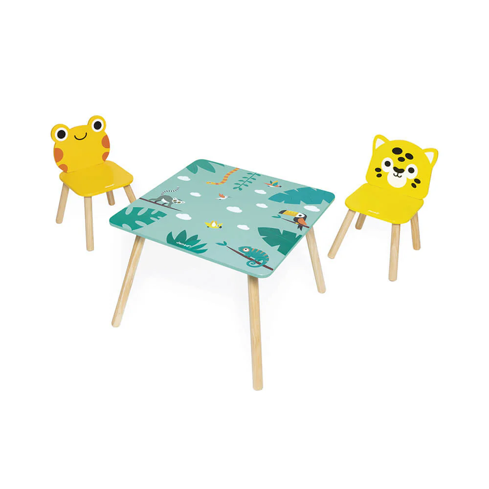 Tropik - Set Tavolo E Sedie Tropicali