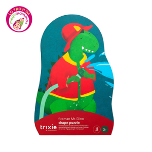 Puzzle Fireman Mr Dino – Trixie