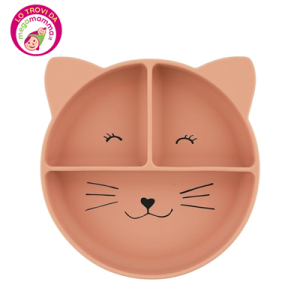 Piatto con divisori in silicone Mrs Cat – Trixie