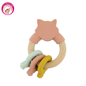 Gioco da dentizione legno e silicone Mrs Cat – Trixie