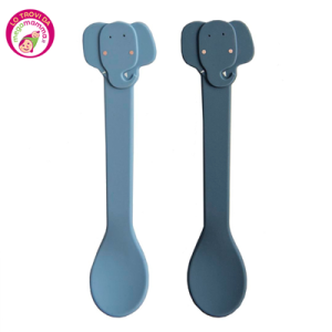 Coppia di cucchiai in silicone Elefante – Trixie