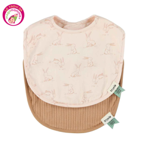 Set di 2 bavaglini coniglietto – Trixie