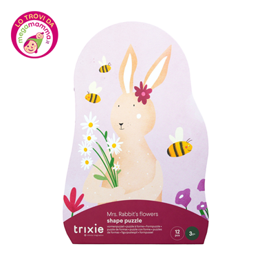 Puzzle Mrs Rabbit’s Flowers – Trixie - immagine 2