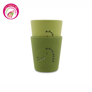 Coppia di bicchieri in silicone Mr Dino – Trixie